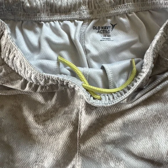 Set of Adidas Athletic Shorts blue, gray, black. Old navy grey print. Size 10/12 - Picture 6 of 6